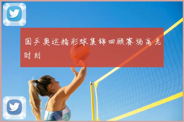 国乒奥运精彩球集锦回顾赛场高光时刻